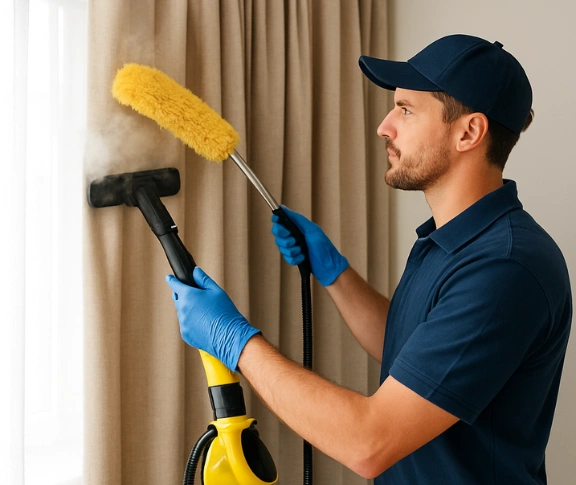 Trusted residential curtain cleaning technician Matty Curtain Cleaning kembla-grange-nsw QLD